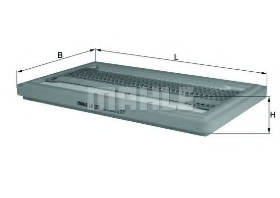LX252 Mahle Original Повітряний фільтр двигуна